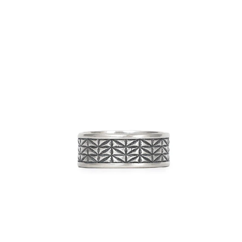 Infinity Wedding Bands-Silver Solar Ring