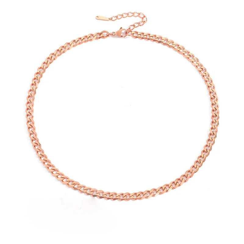 Rose Gold 6mm-42+5CM-YX32842