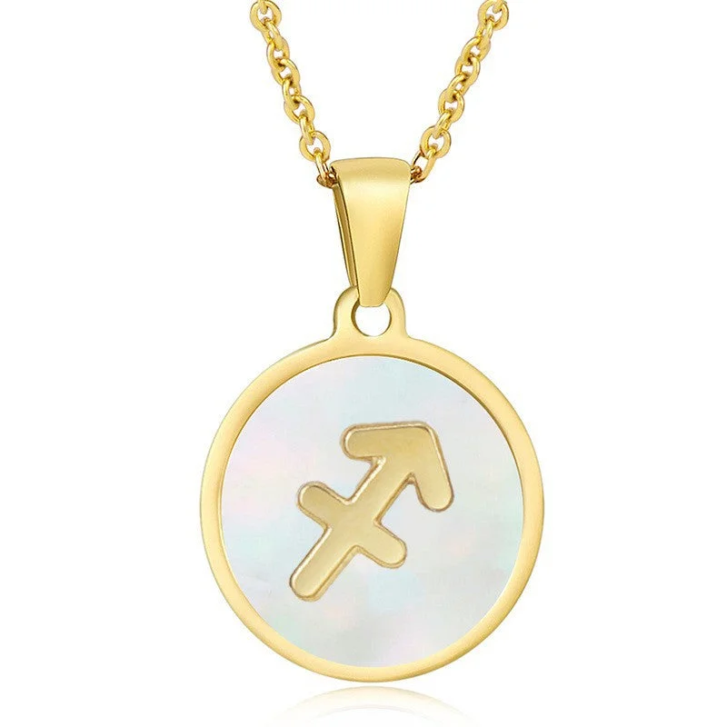 White shell-Sagittarius (Including Chain)