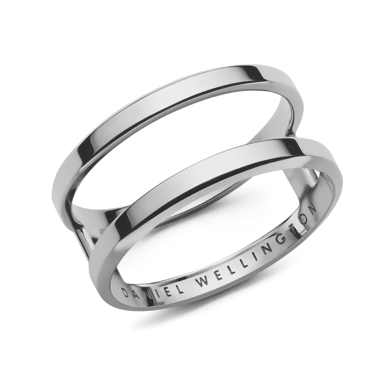 Luxury Diamond Wedding Bands-Elan Dual Ring