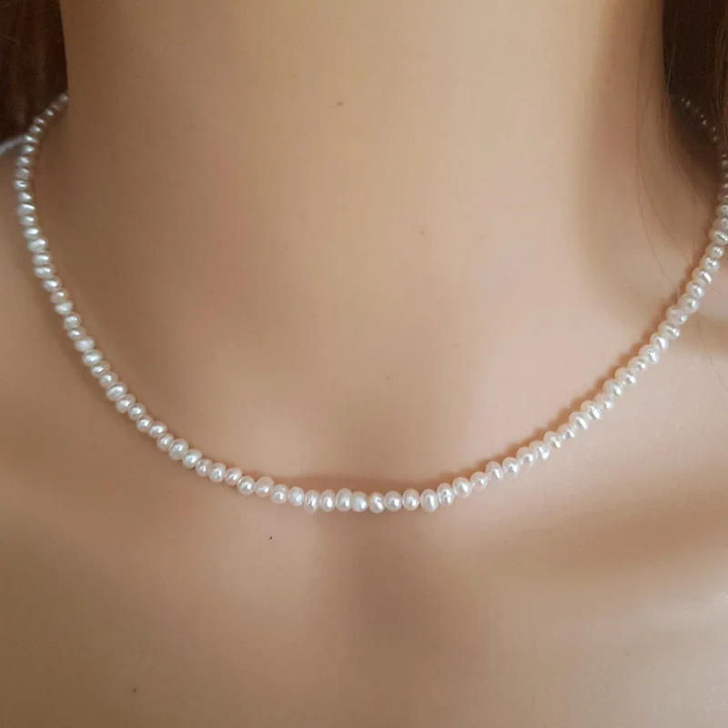 8mm Straight Hole Baroque Pearl