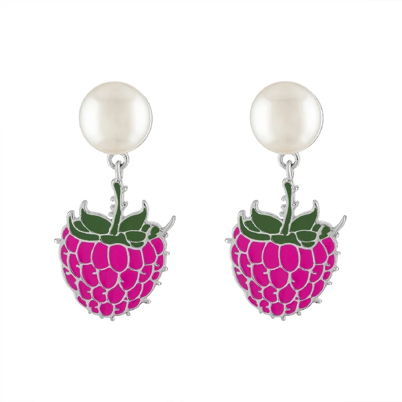 Colorful Stud Drop Earrings-Juicy Studs