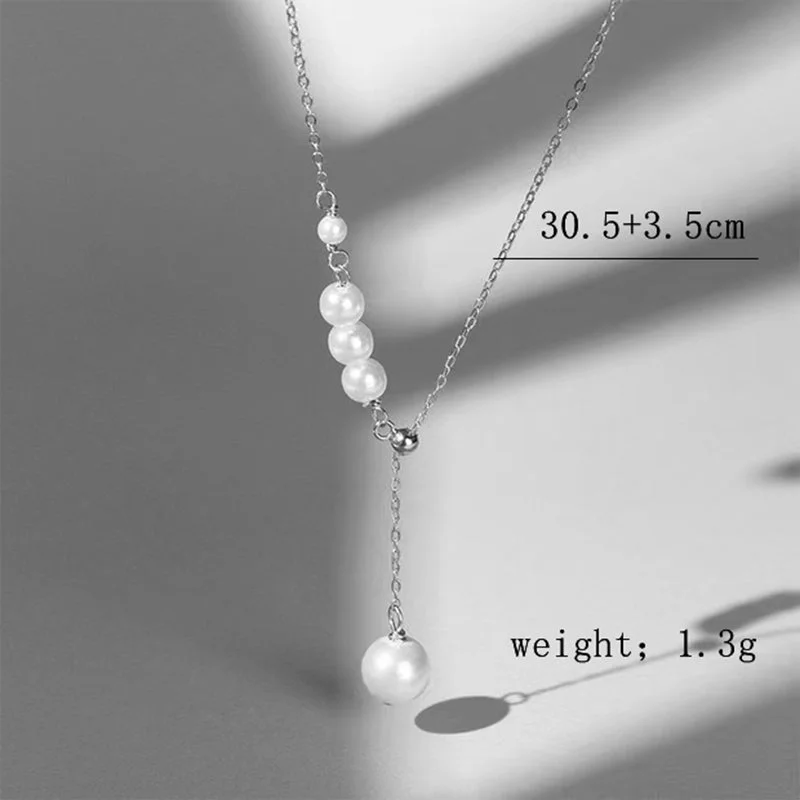 Silver Chain Necklaces-Glam Luxurious Solid Color Sterling Silver Plating Inlay Zircon Gold Plated Silver Plated Pendant Necklace