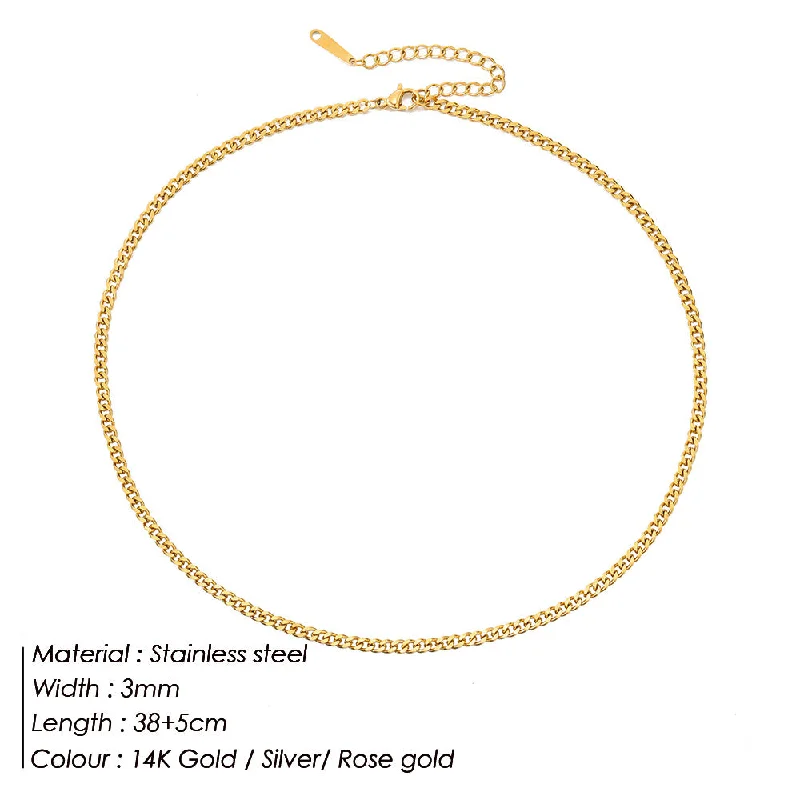 Gold 3mm-38 5cm-yx328 47