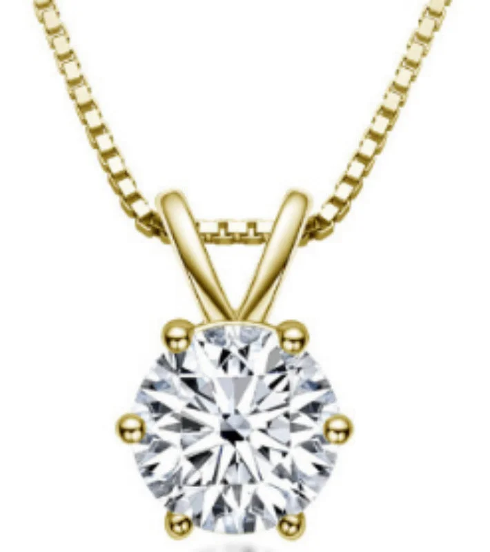 1 Karat [White Moissanite] Match Box Chain