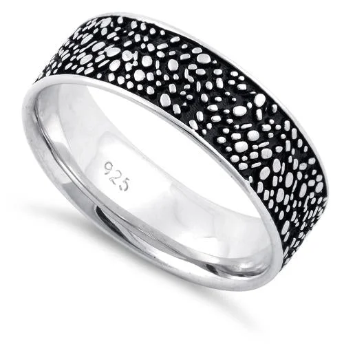 Customizable Gemstone Rings-Sterling Silver Sprinkles Ring