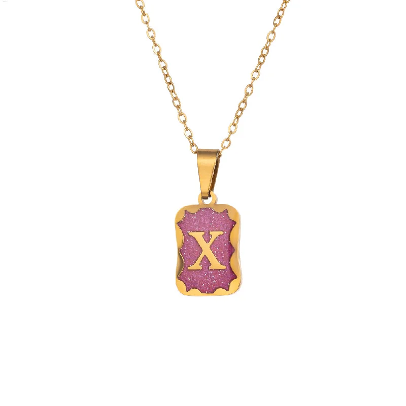 X-Chain Length 40-45cm, Pendant 1 * 1.5cm