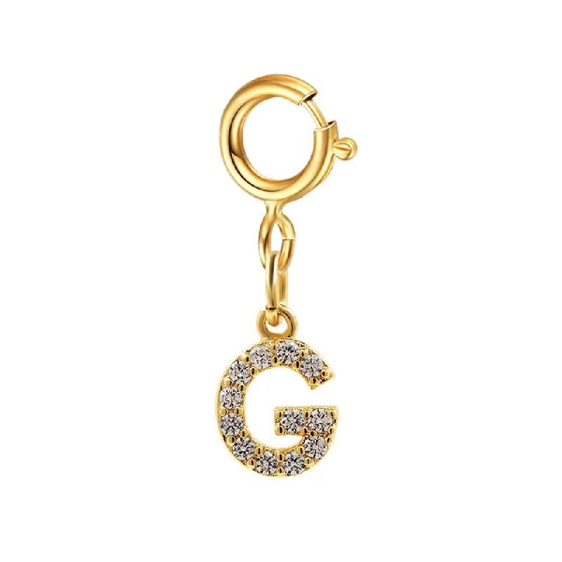 Spring Fastener Letter Pendant G