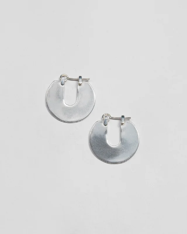 Customizable Drop Earrings-Orbis Earrings in Silver