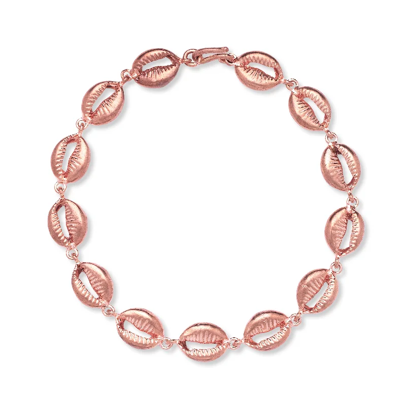 Women’s Customizable Tennis Bracelets-Cowrie Shell Pure Copper Bracelet