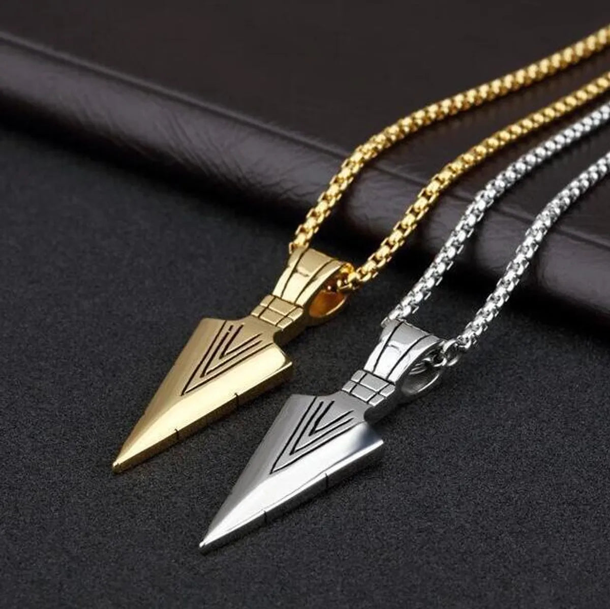 Fashion Jewelry Necklaces-Retro Geometric Alloy Plating Necklace