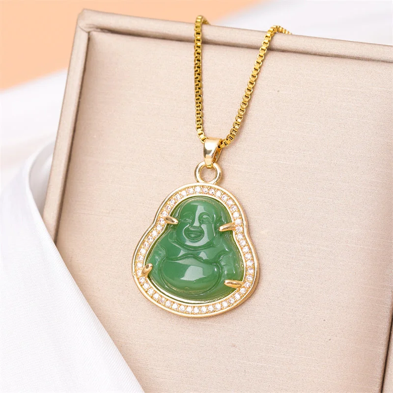 Round Full Diamond Maitreya Buddha