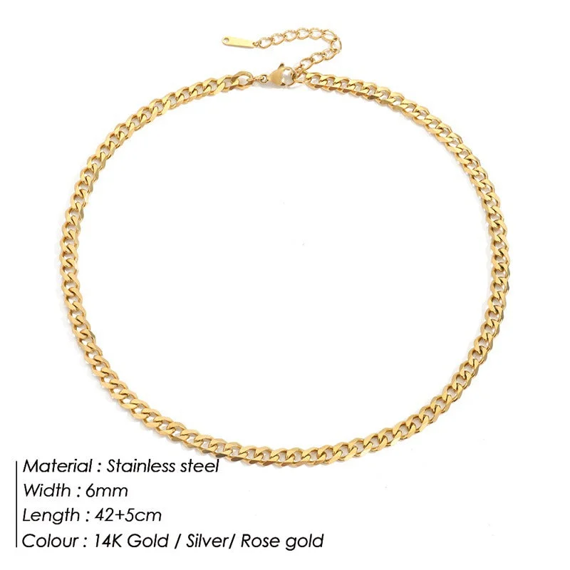 Gold 6mm-42 5cm-yx328 42