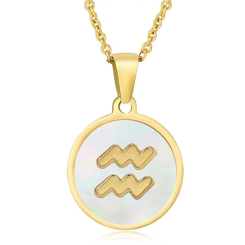 White shell-Aquarian (Including Chain)