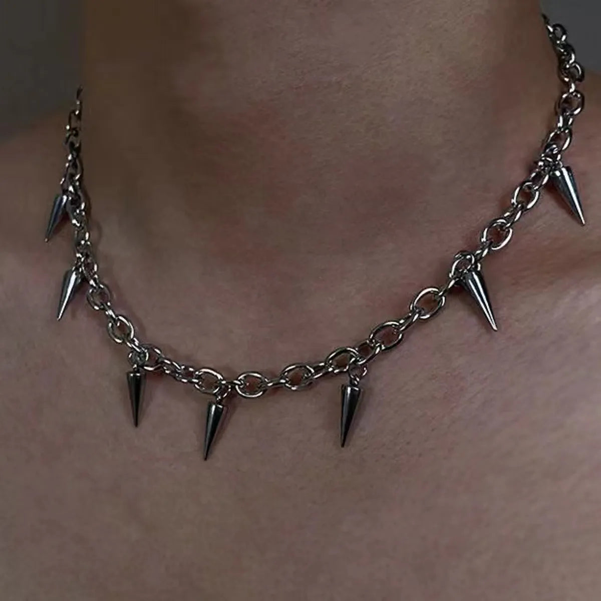 Trendy Choker Necklaces-Casual Simple Style Geometric Alloy Plating Unisex Necklace