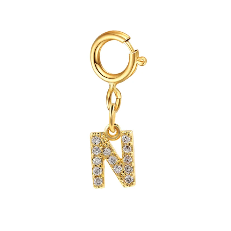 Spring Fastener Letter Pendant N