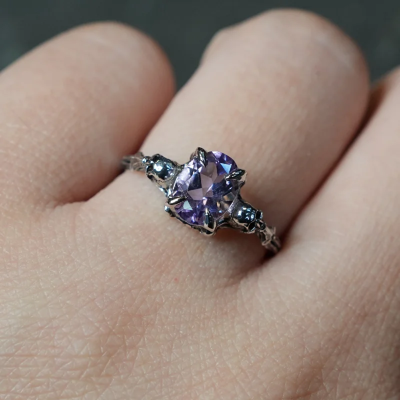 Vintage Diamond Rings-Elysium Ring - Amethyst - Made to Order