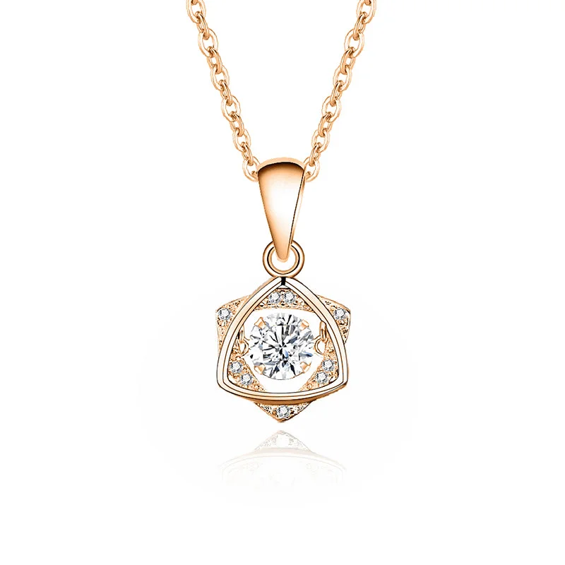 Zircon White Diamond Rose Gold