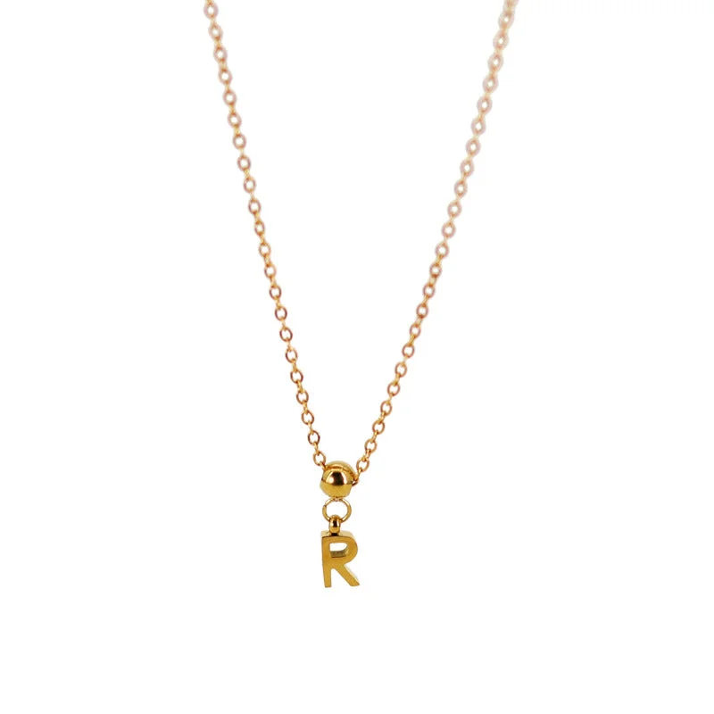 Letter Necklace (R)