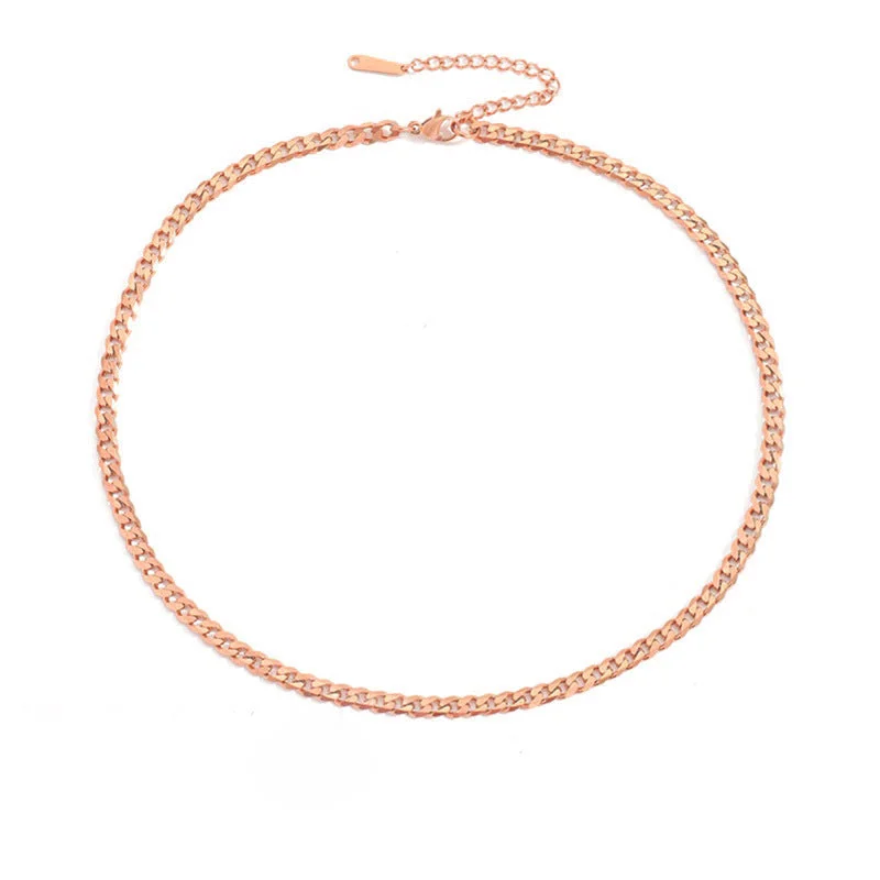 Rose Gold 4MM 38 + 5cm