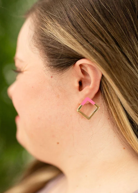 Modern Drop Stud Earrings-Elevated Horizons Earrings