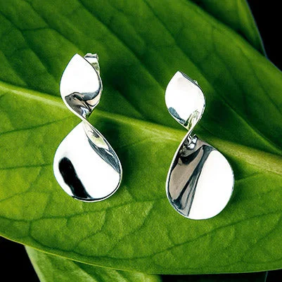 Swarovski Pearl Earrings-Pendek Earrings - Sterling Silver, Indonesia