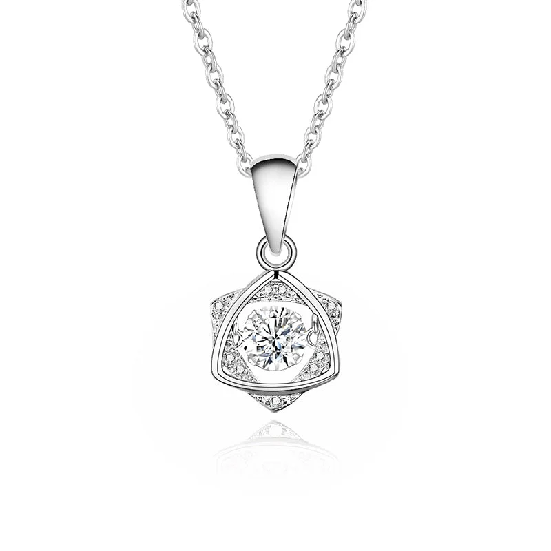 Moissanite White Diamond White Gold Color