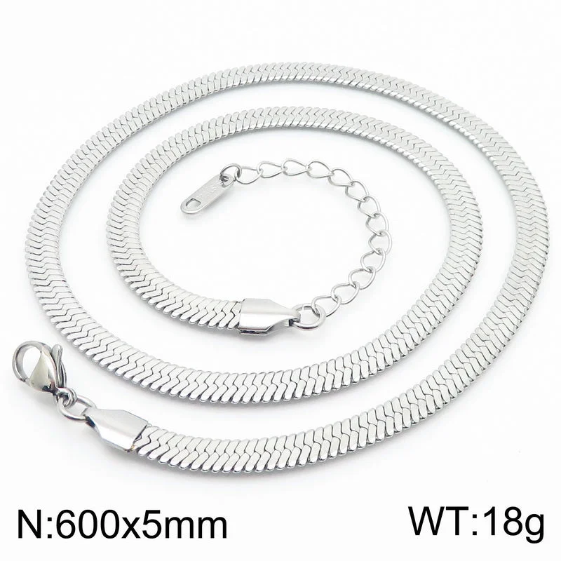 5mm60cm Silver