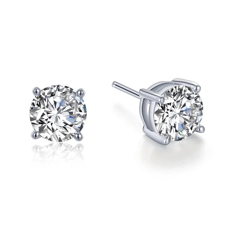 Geometric Earrings-Lafonn Simulated Diamond 4.00ct Stud Earrings E0110CLP00