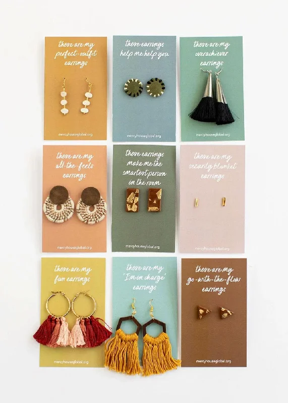 Colorful Drop Earrings-"For Every Personality" Earrings | 9 Styles