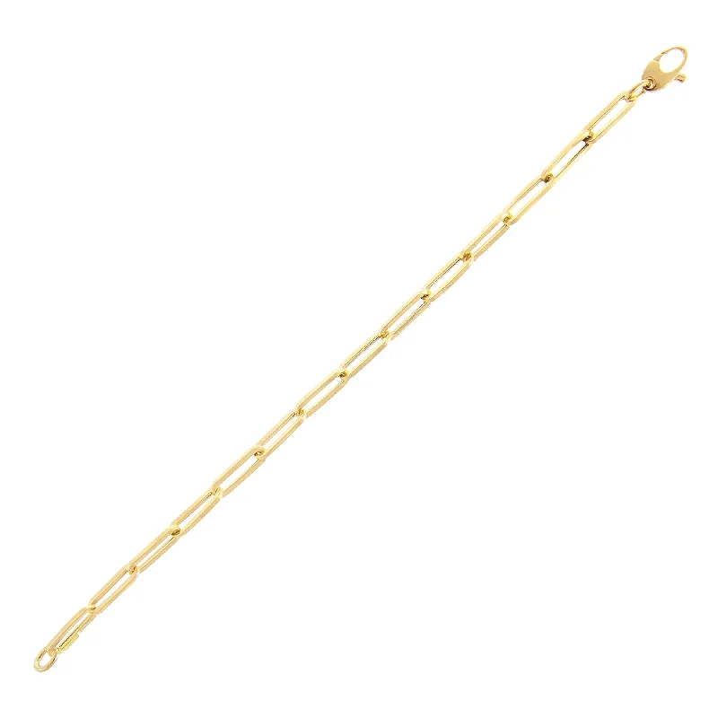 Personalized Chain Bracelets for Women-14k Yellow Gold Bracelet