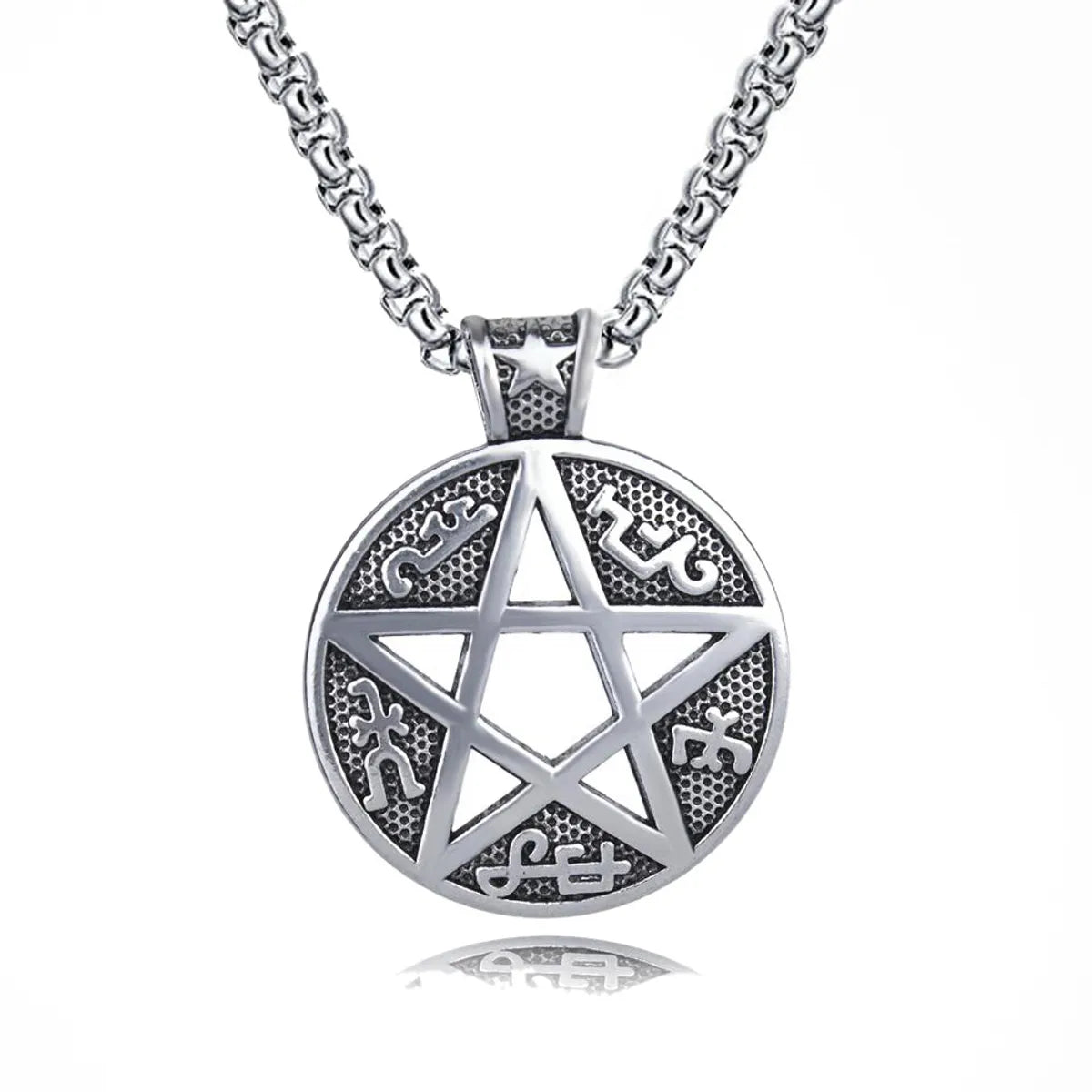 Five-Pointed Star Titanium Steel Necklace