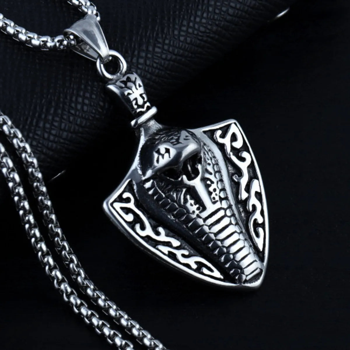 Cobra Titanium Steel Necklace