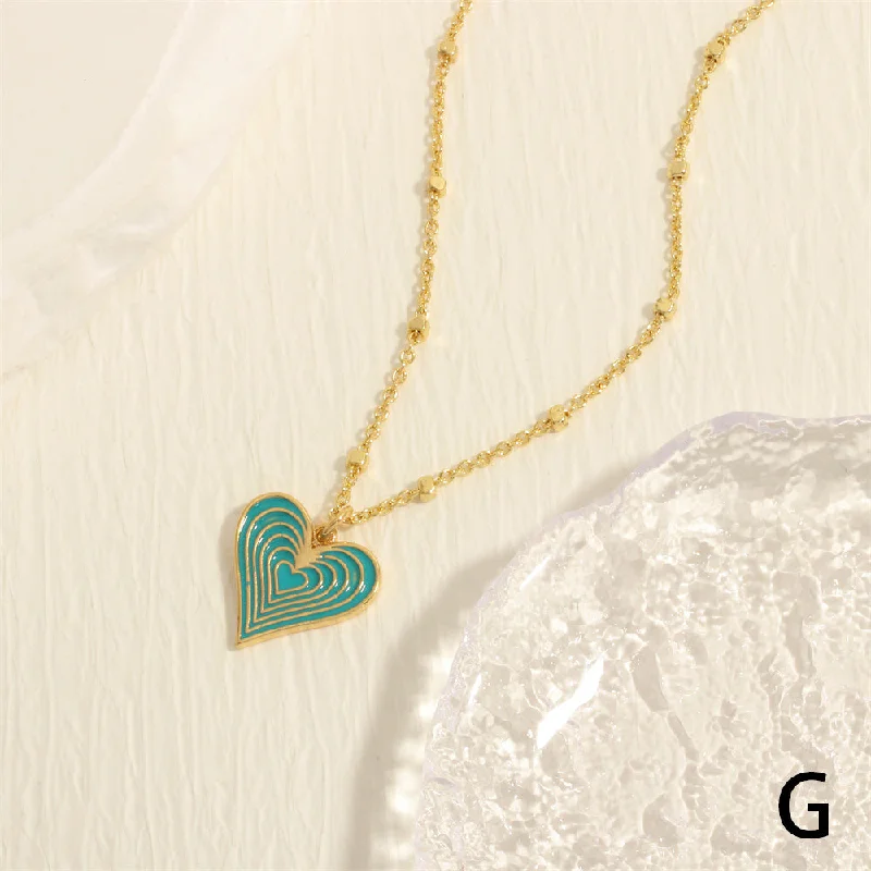 Ne2121 Cyan Dripping Heart