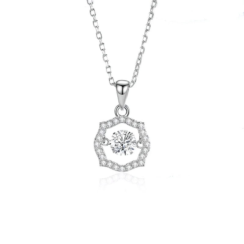 Moissanite White Diamond White Gold Color