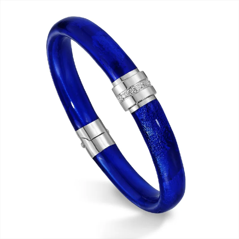 Vintage Silver Bracelets for Women-SOHO Cobalt Bracelet