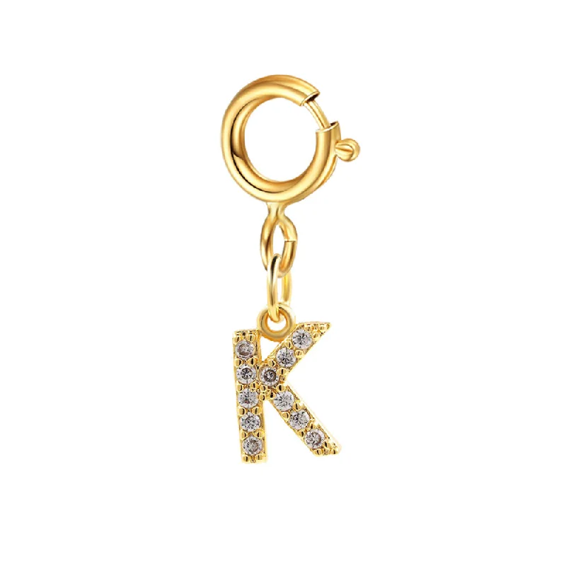 Spring Fastener Letter Pendant K