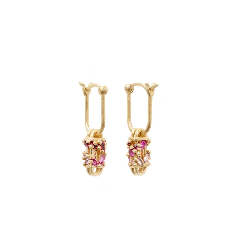 Large Crystal Drop Earrings-Fontaine Bar Earrings