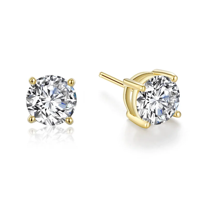 Designer Stud Earrings-Lafonn Simulated Diamond 4.00ct Stud Earrings E0110CLG