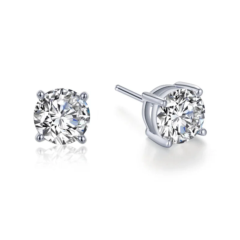 Geometric Stud Earrings-Lafonn Simulated Diamond 3.00ct Stud Earrings E0561CLP