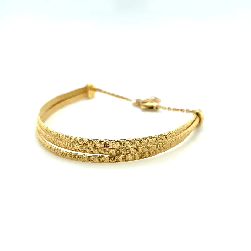 Designer Leather Bracelets-Marco Bicego Cairo Yellow Gold Bracelet