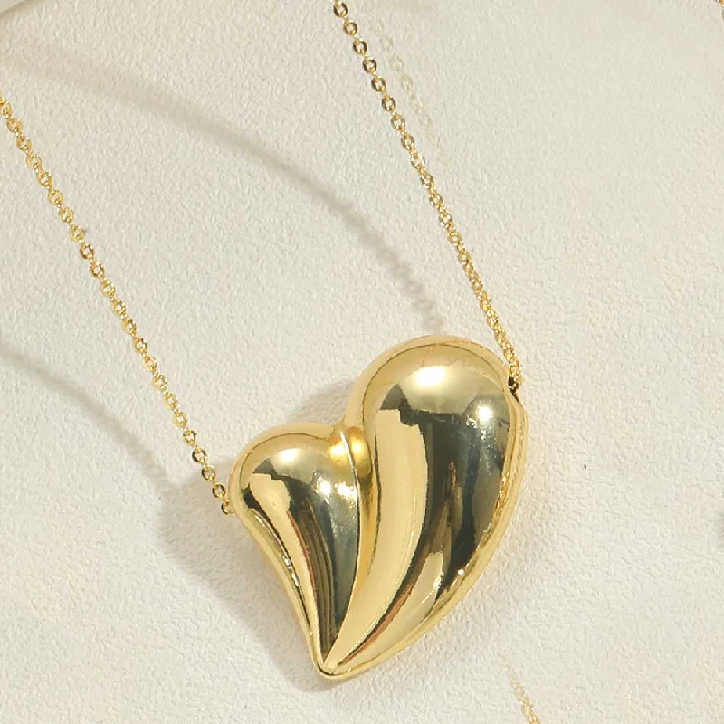 14K Real Gold Shaped Heart